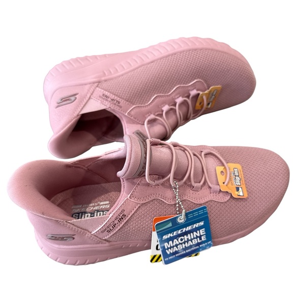 Skechers Womens Bobs Sport Slip-Ons, NWT, Hands Free, Size-8, Color-Rose - Picture 5 of 9